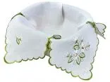 Serwetka haftowana do koszyczka na pieczywo 44x44 cm matgaretki wz 909 1 szt wielkanocna